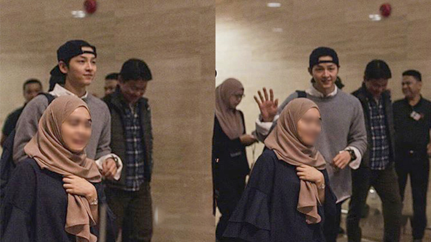 宋仲基抵达文莱不受离婚传闻影响 与粉丝挥手互动超亲切