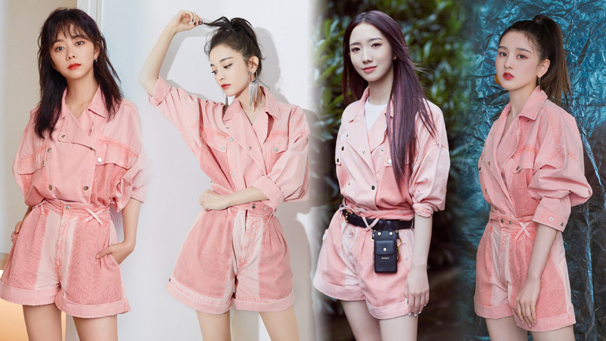 娜扎孟美岐等5名小花撞衫 各有风姿谁能艳压群芳?