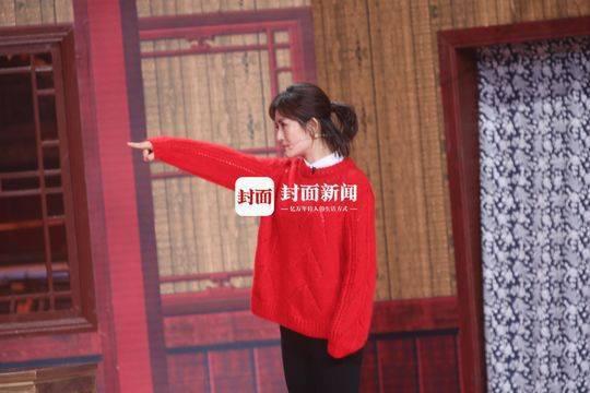 谢娜扮演火锅经理。摄影 记者杜恩湖