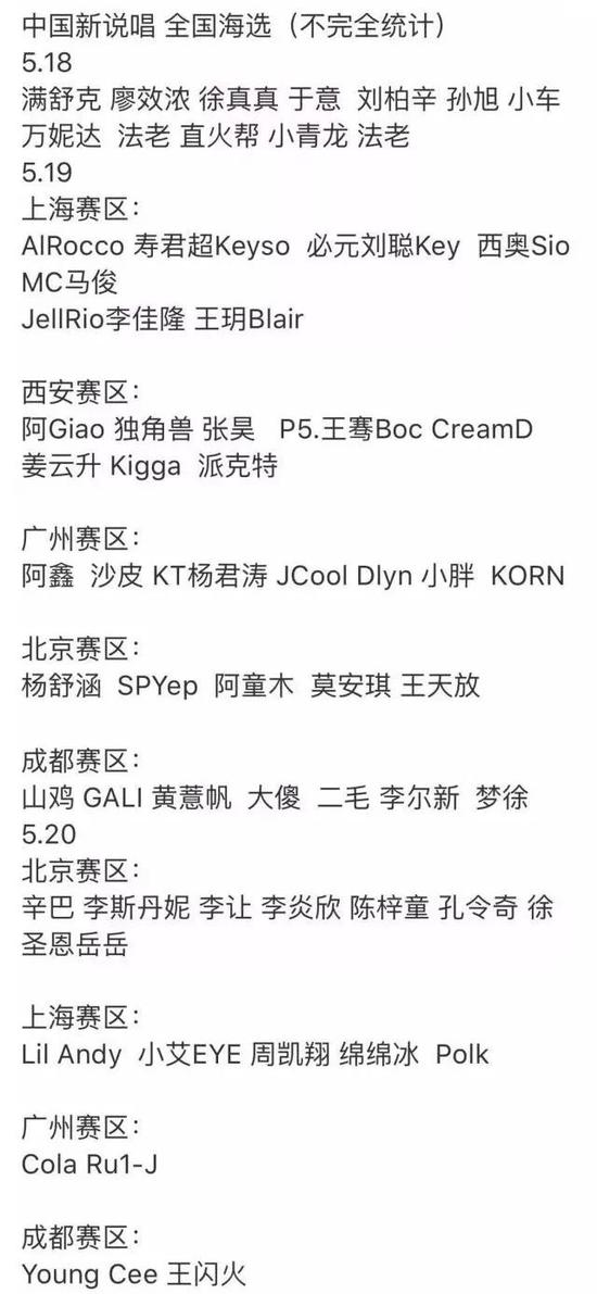 李斯丹妮去参加中国新说唱了 11届快女都在干