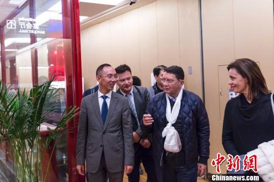联合国世界旅游组织一行。　周文元 摄