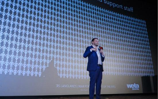 正在讲解视效制作的Anders Langlands