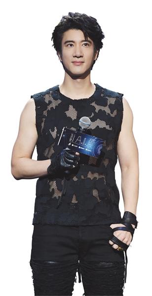 昨日王力宏现身北京，为第十六张专辑《A.I。爱》举办发布会。 主办方供图