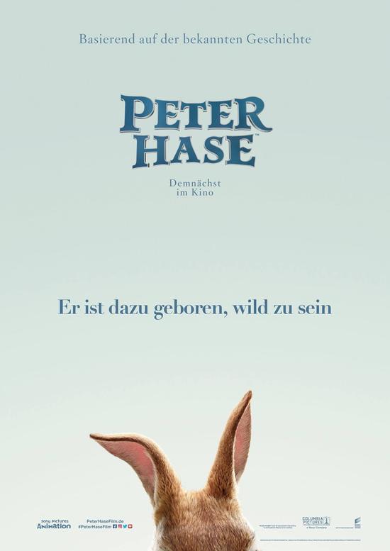 电影《彼得兔》预告海报