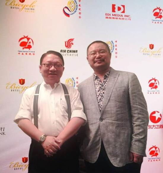 中美电影节主席苏彦涛、何佳洪