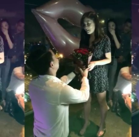 柯有伦与交往两年女友修成正果 下跪求婚画面曝光