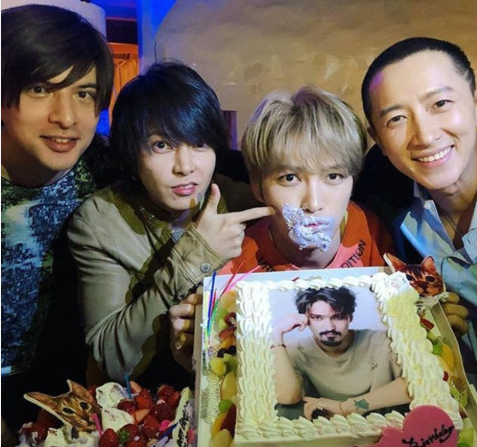 城田优、山下智久、韩庚齐聚为金在中庆生