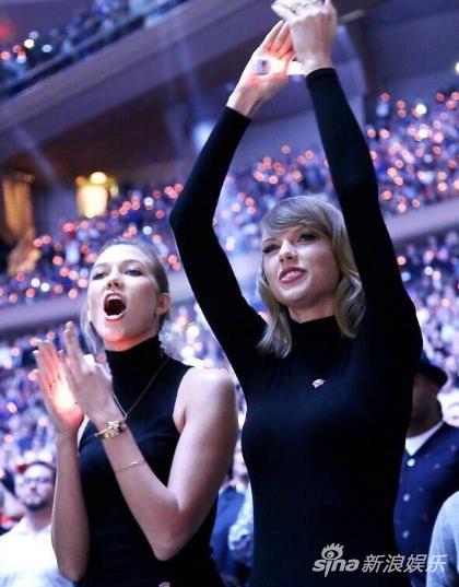 超模Karlie Kloss与霉霉Taylor Swift友情人尽皆知