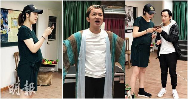 李亚男即使怀孕，也争取时间见老公王祖蓝。