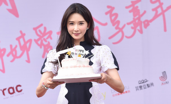 林志玲提前4天过生日(图/记者李毓康摄)