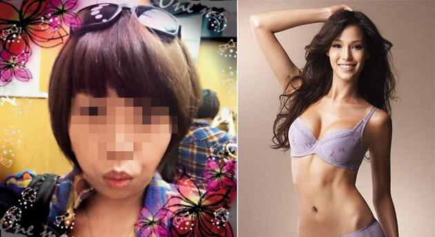 名模香月明美(Akemi,右)与前经纪人赵崇伶。