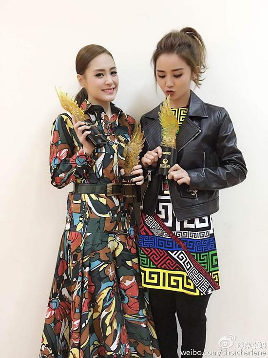 蔡卓妍喊话钟欣潼:爱死你