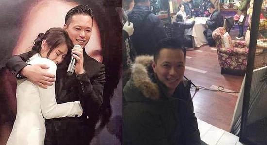 胡杏儿在天津拍剧,未婚夫Philip(右图)清晨6时起身到片场相伴