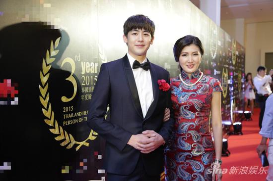 传媒集团董事长郭蕊与尼坤出席活动现场