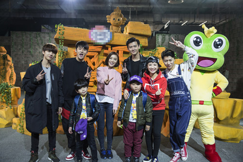 袁姗姗率《一年级》熊孩子录制《麦咭3》|袁姗