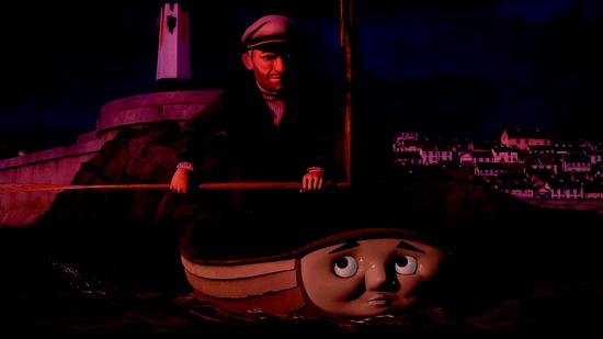 水手约翰与斯基夫怀着不为人知的秘密，悄悄来到多多岛。