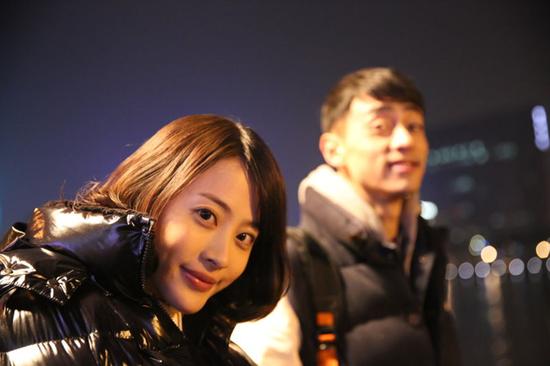 孔千千《谜情公寓》片场花絮