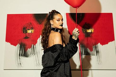 蕾哈娜出席全英音乐奖