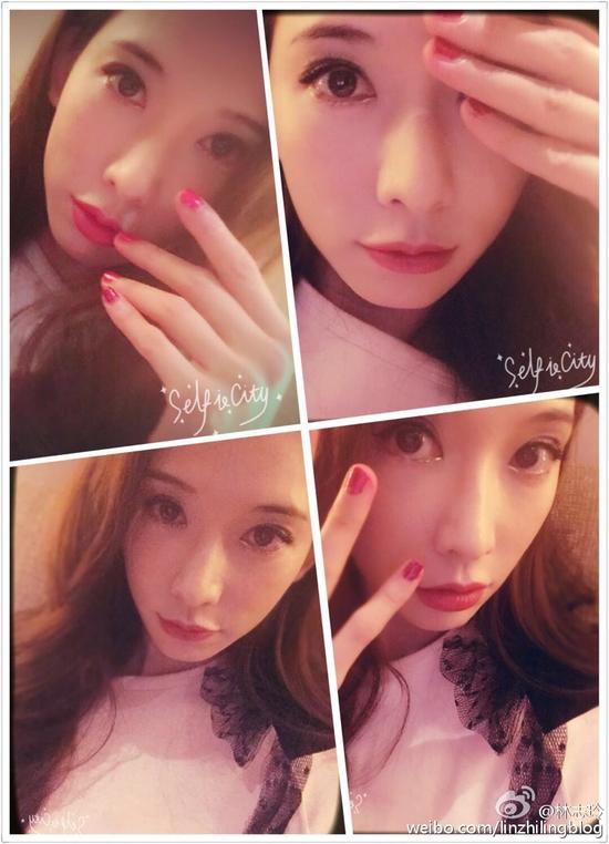 林志玲自拍