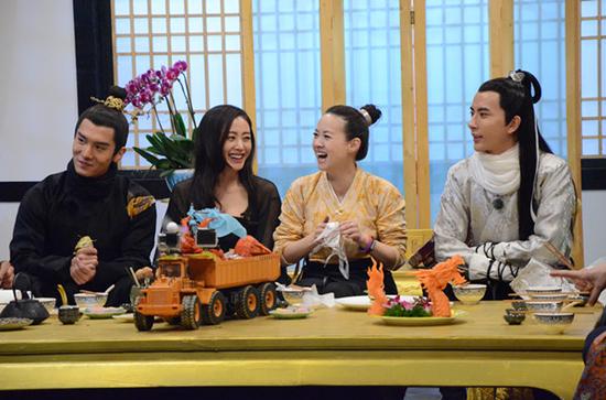 太子妃剧情还原 张天爱:盛一伦接吻不张嘴|盛一