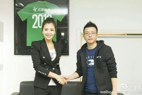 刘涛成乐视体育股东 穿西装尽显干练范儿|刘涛