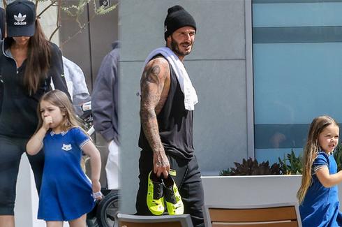 小贝全家出行破传言