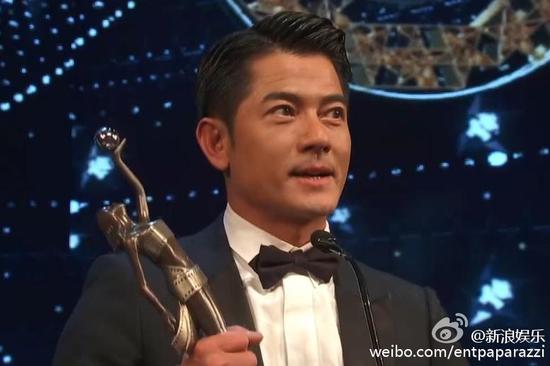  郭富城首 获金像 影帝  网红女友发微博祝福|郭富