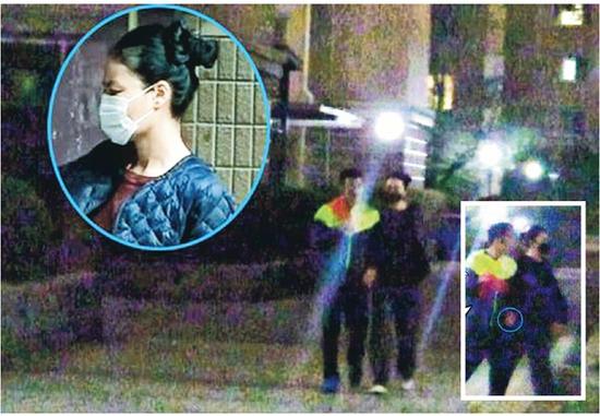 谢霆锋与王菲被拍到在北京一个小区现身