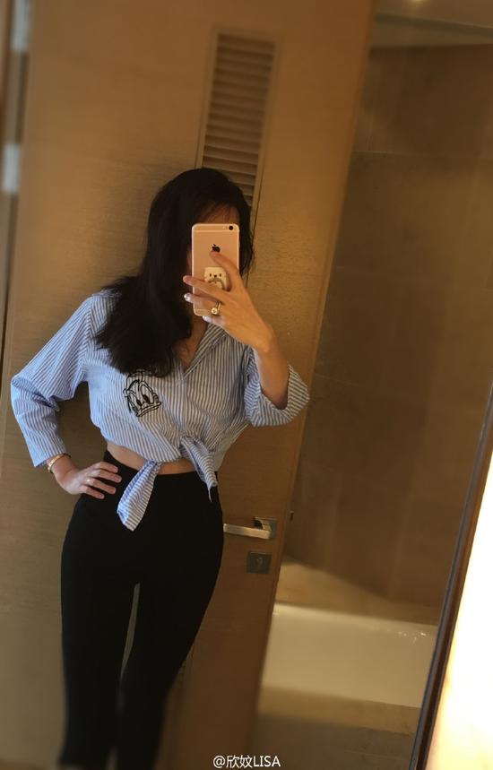 蒋丽莎产后恢复身材