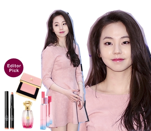 韩情脉脉:春季粉红少女妆 昭熙IU做典范