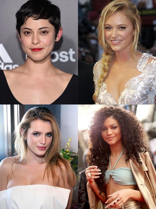 赞达亚·科尔曼（ Zendaya Coleman）、贝拉·索恩 （Bella Thorne）、麦卡·梦露 （Maika Monroe）、罗莎·萨拉查 （Rosa Salazar）。