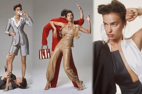 伊莲娜拍性感复古大片