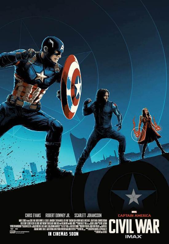 IMAX版《美国队长3》专属艺术海报