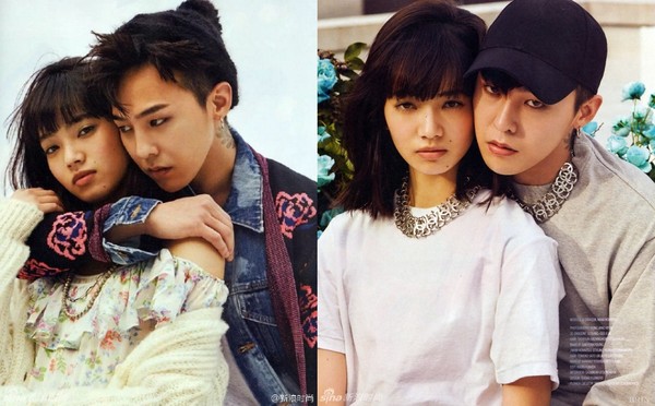 G-Dragon 2个月前才与小松菜奈合作拍杂志，没想到近日就传出绯闻