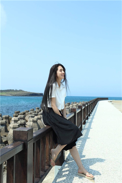 郭碧婷晒澎湖日常