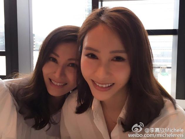 李嘉欣、黎姿似姐妹