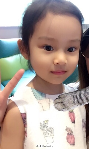 甜馨又变漂亮啦！