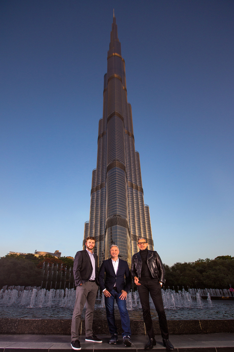 导演、锤弟、杰夫·高布伦出席独立日迪拜宣传活动