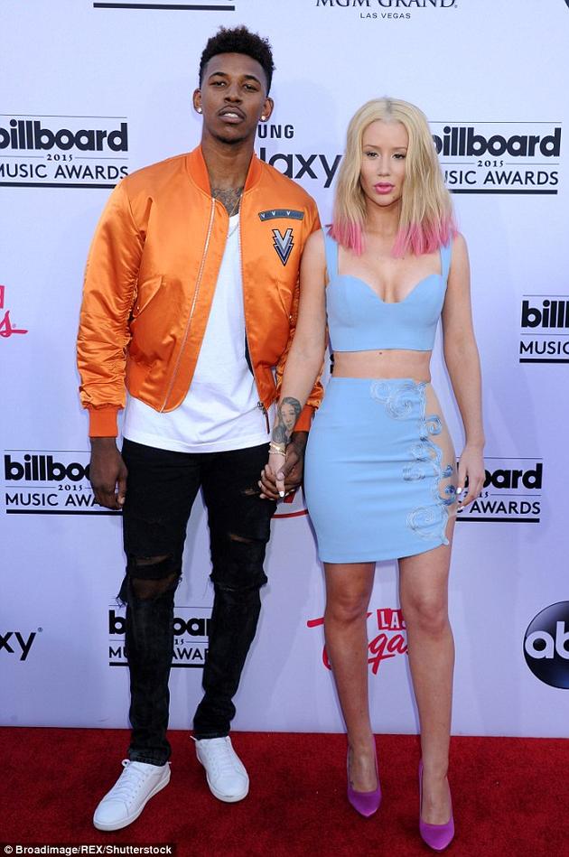 Iggy Azalea与美国职业篮球运动员Nick Young