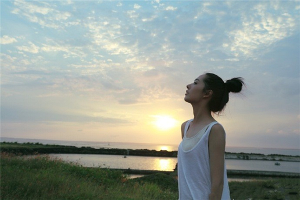 郭碧婷在《星空海》拍摄地澎湖