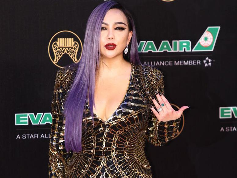 张惠妹爆乳装超热辣