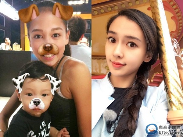 Max的小小表姊外型亮丽,被说神似Angelababy