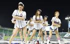女团LABOUM开球热舞