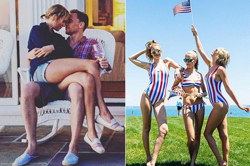 泰勒与闺蜜团清凉玩水 