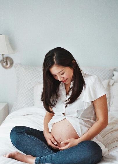 侯湘婷怀二胎晒孕妇照