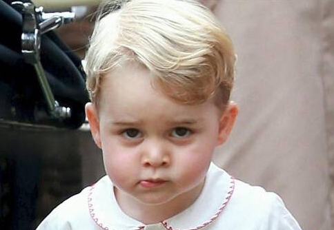 此前，乔治小王子以傲娇的表情著称