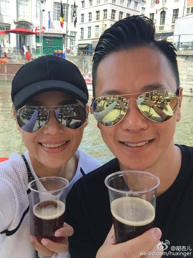 胡杏儿与老公