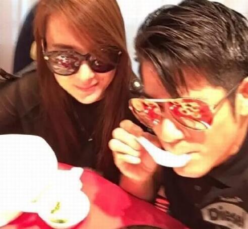 郭富城和女友方媛资料图