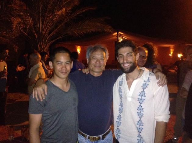 左起：李淳、李安、同组演员合照（李淳提供）