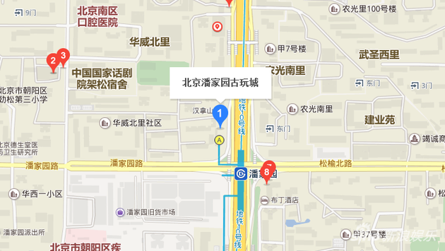 这家实体店坐落在北京市潘家园古玩城。